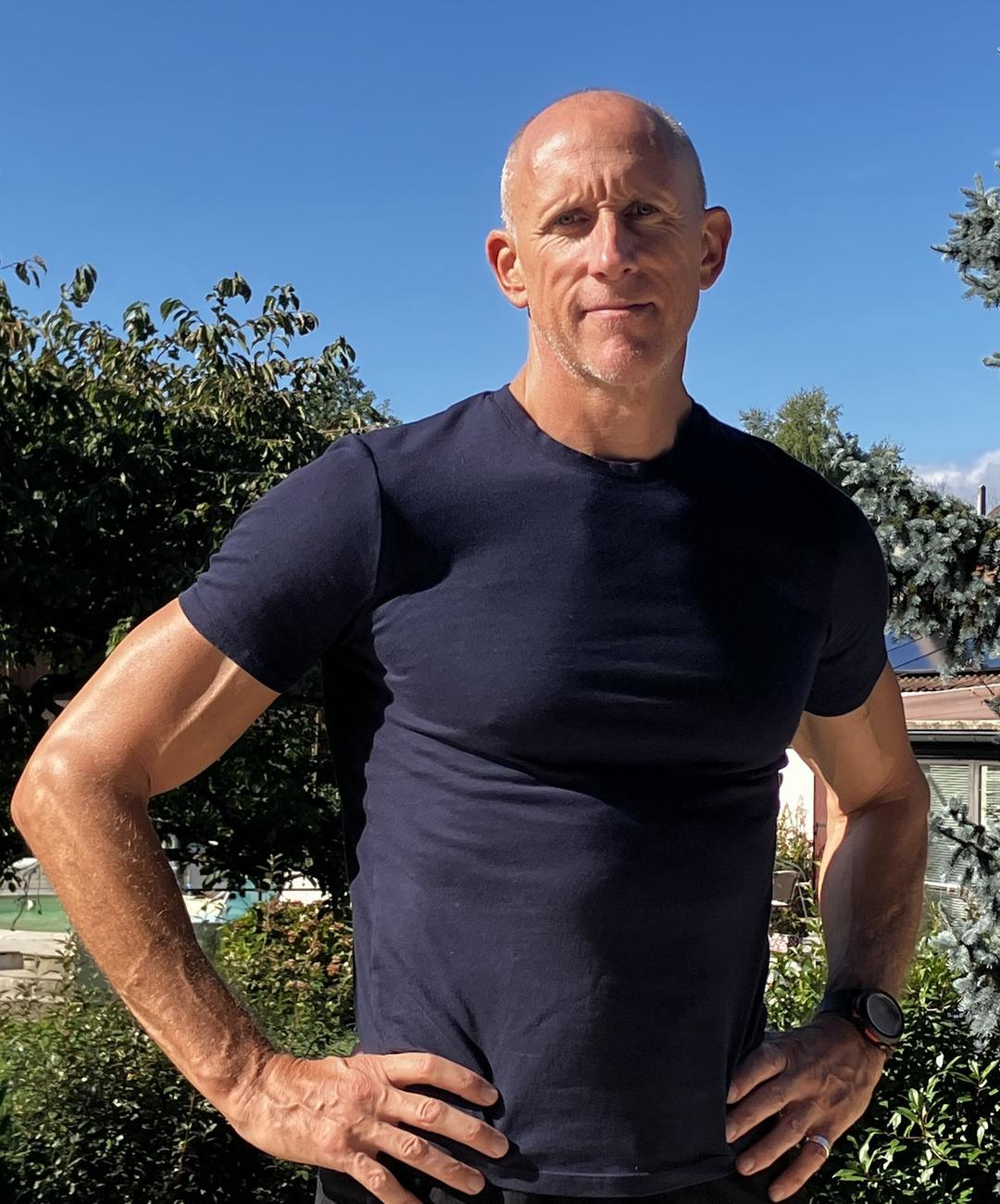 Dave coaching a client - personal, supportive fitness training